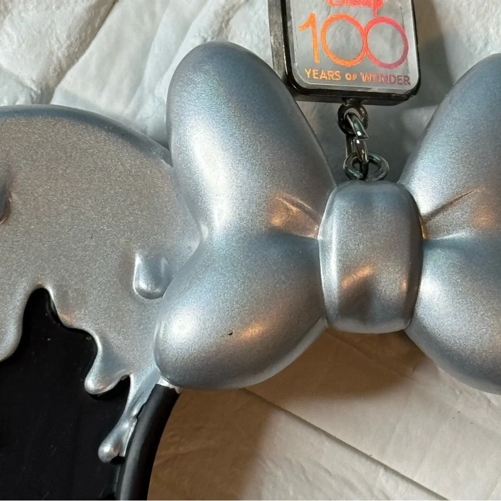 New Disney Silver and Black Collectible Ornament 100 Years Of Wonder Holiday